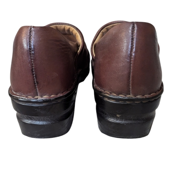 Born Brown Genuine Leather Clogs EUC Size 8 - Picture 6 of 8